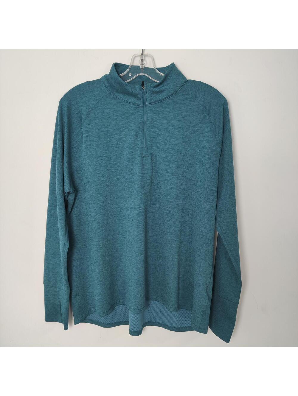 Tuff Athletics Teal Quarter Zip Pullover XL Activewear Sporty
